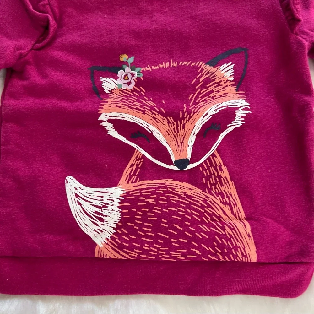 Baby 2-Piece Long-Sleeve Tee & Fox Legging Set 6‎ Months